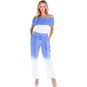 NW1175 - Ocean Blue Cotton Pants
