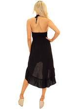NW1169 - Black Cotton Dress
