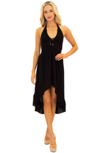 NW1169 - Black Cotton Dress
