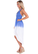 NW1169 - Ocean Blue Cotton Dress