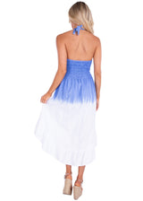 NW1169 - Ocean Blue Cotton Dress