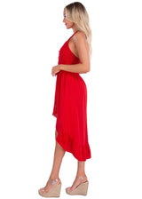 NW1169 - Red Cotton Dress