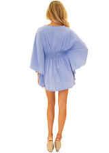 NW1217 - Blue Cotton Cover-Up