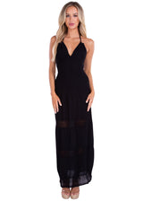 NW1223 - Black Cotton Dress