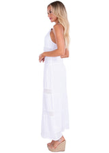 NW1223 - White Cotton Dress