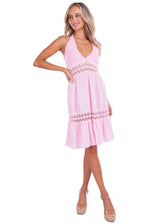 NW1233 - Baby Pink Cotton Dress