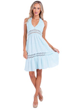NW1233 - Baby Turquoise Cotton Dress