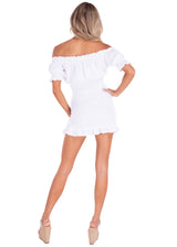NW1239 - White Cotton Dress