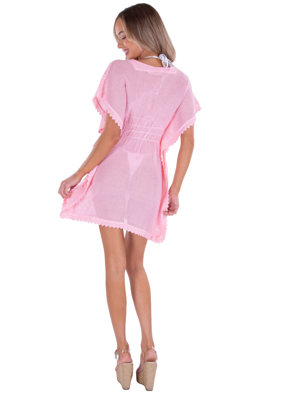 NW1263 - Baby Pink Cotton Cover-Up