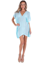 NW1263 - Baby Turquoise Cotton Cover-Up