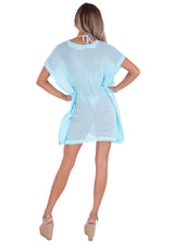 NW1263 - Baby Turquoise Cotton Cover-Up