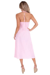 NW1273 - Baby Pink Cotton Dress