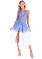 NW1273 - Ocean Blue Cotton Dress