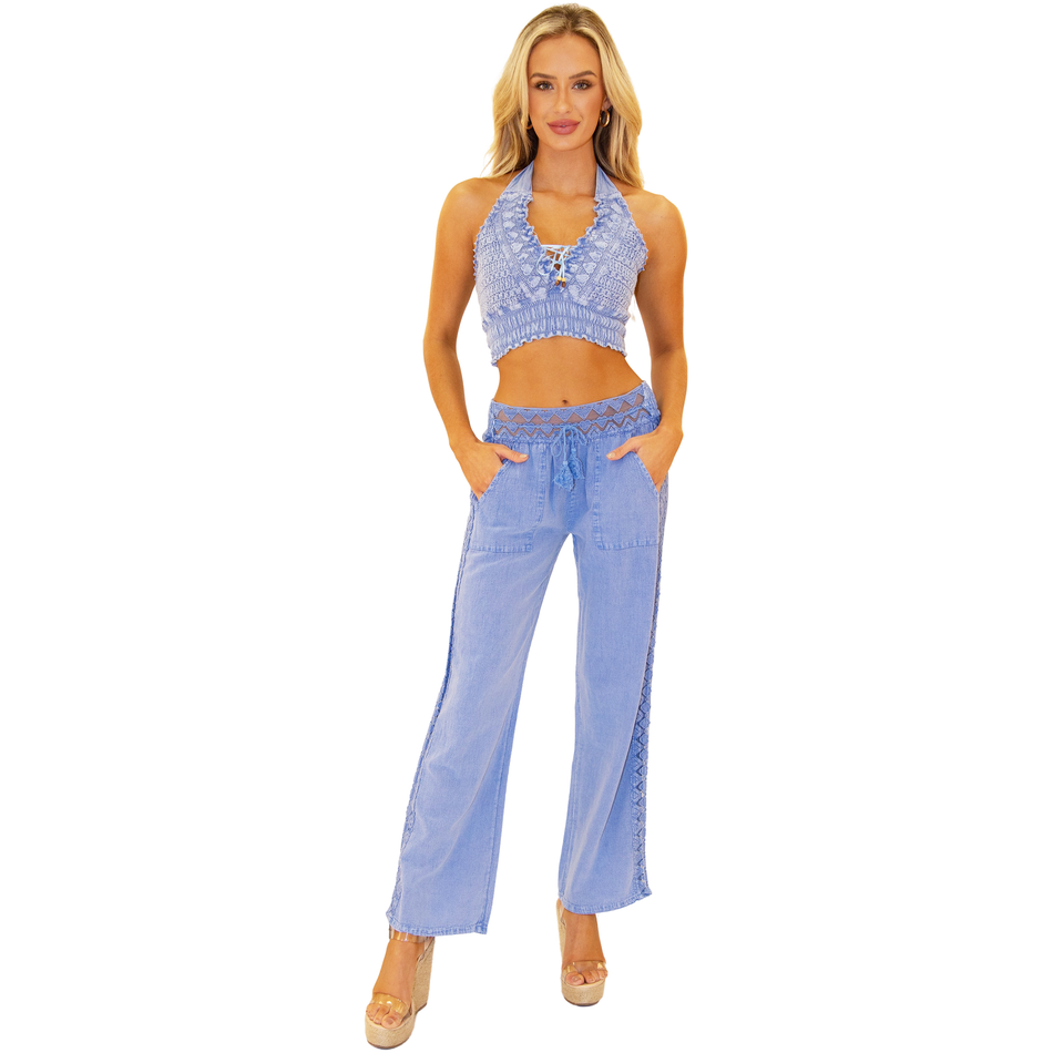 NW1275 - Blue Cotton Pants