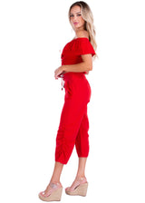 NW1283 - Red Cotton Pants
