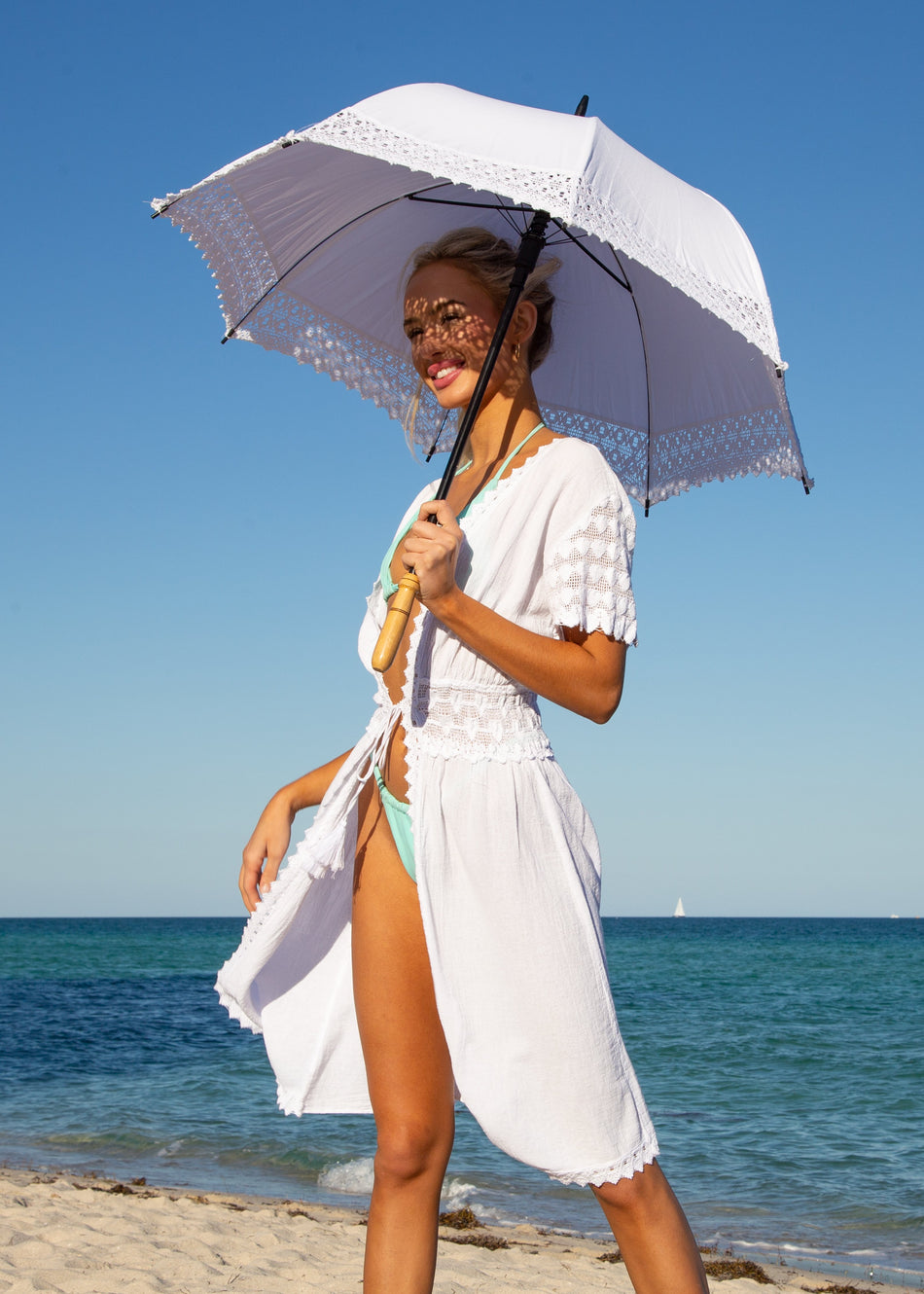 NW1286 - White Cotton Cover-Up