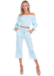 NW1274 - Baby Turquoise Cotton Pants