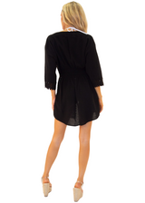 NW1393 - Black Cotton Cover-Up