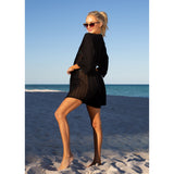 NW1393 - Black Cotton Cover-Up