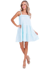 NW1421 - Baby Turquoise Cotton Dress