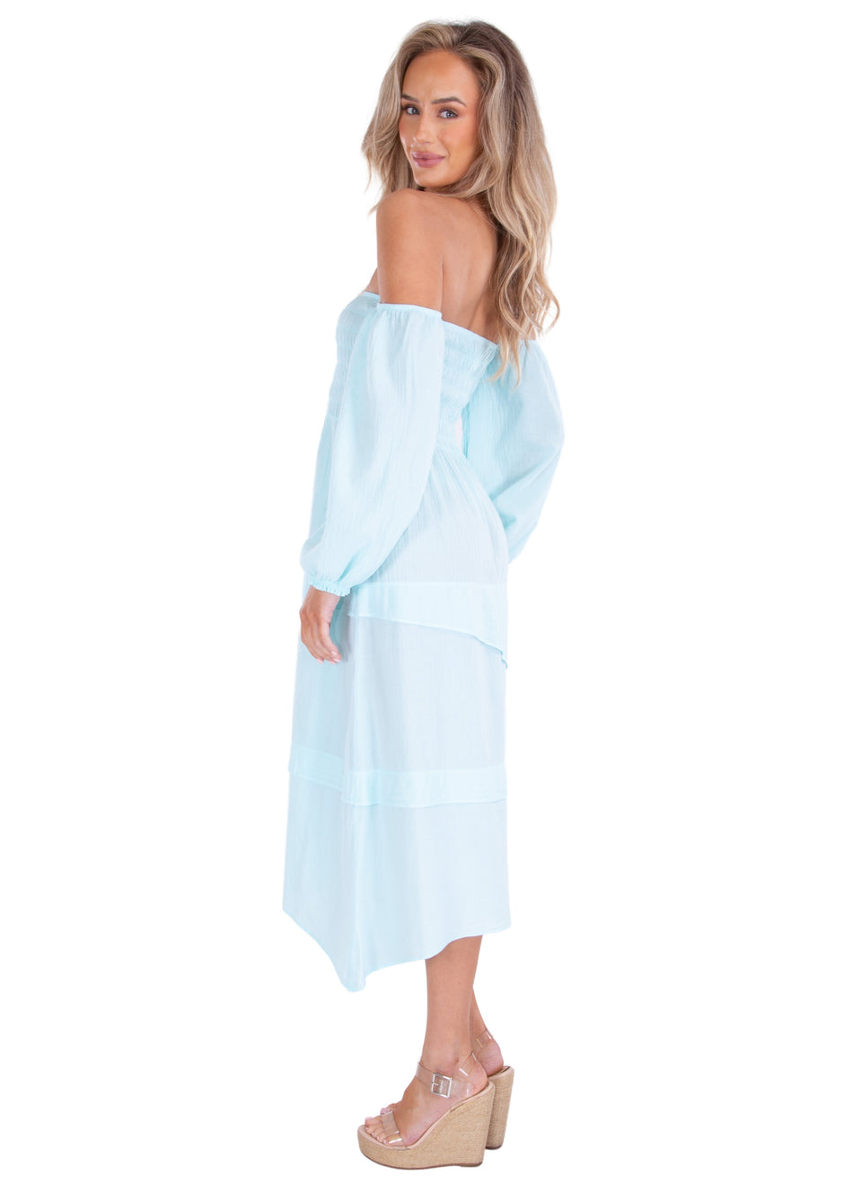 NW1427 - Baby Turquoise Cotton Dress