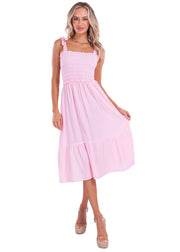 NW1428 - Baby Pink Cotton Dress