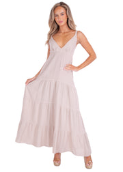NW1430 - Baby Beige Cotton Dress
