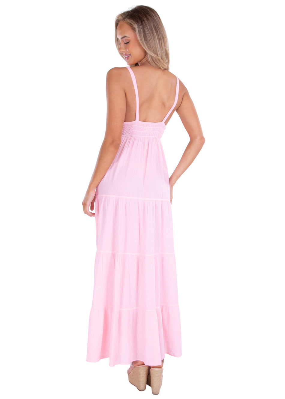 NW1430 - Baby Pink Cotton Dress