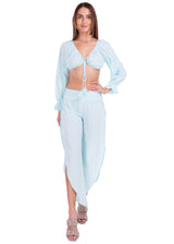 NW1353 - Baby Turquoise Cotton Pants