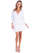 NW1471 - White Cotton Dress