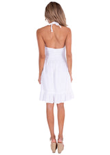 NW1503 - White Cotton Dress