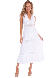 NW1516 - White Cotton Dress