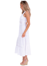 NW1516 - White Cotton Dress