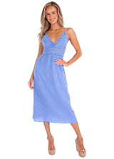 NW1520 - Blue Cotton Dress