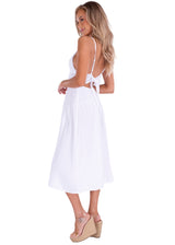 NW1520 - White Cotton Dress