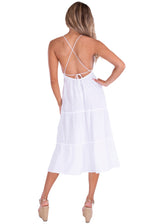NW1524 - White Cotton Dress