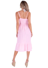 NW1528 - Baby Pink Cotton Dress