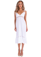 NW1528 - White Cotton Dress