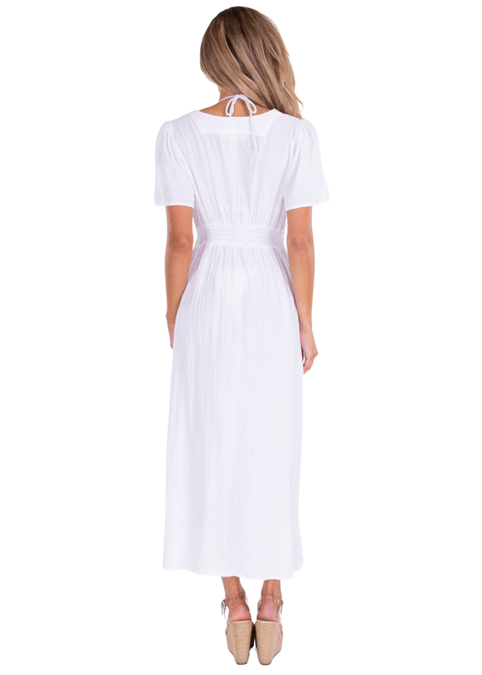 NW1534 - White Cotton Cover-Up