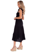 NW1539 - Black Cotton Dress