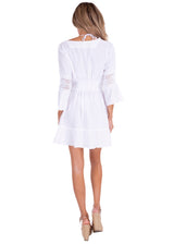 NW1547 - White Cotton Cover-Up