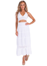 NW1573 - White Cotton Skirt